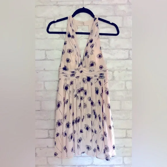 macy's linen blend halter midi dress Rosa Halter Linen Midi Dress-Navy